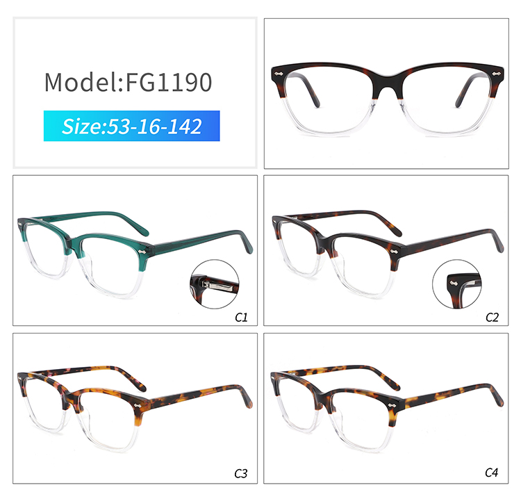 rectangular spectacle frames - FG1190
