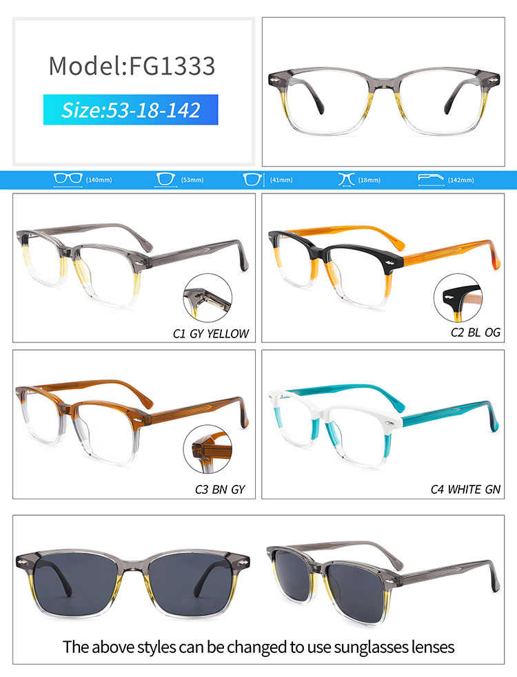 FG1333- rich acetate eyeglasses