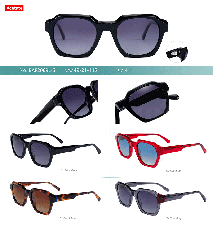 Wholesale Acetate Sunglasses-BAF2069LS