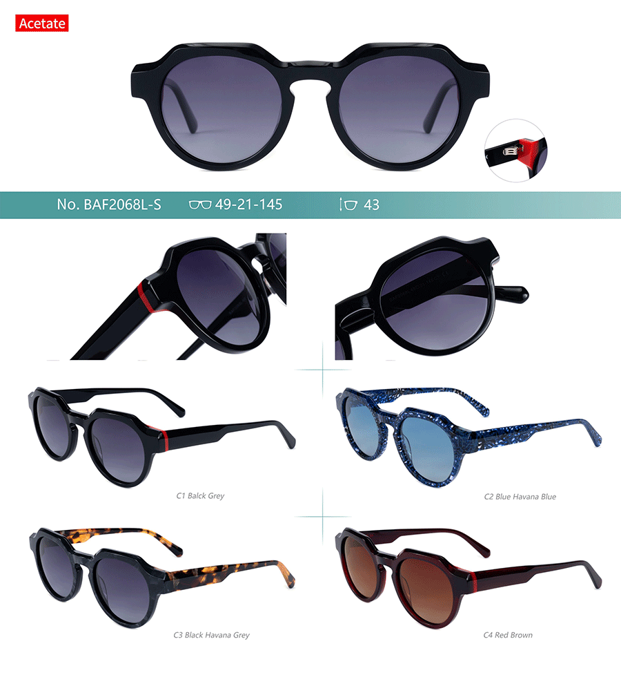Wholesale Acetate Sunglasses-BAF2068LS