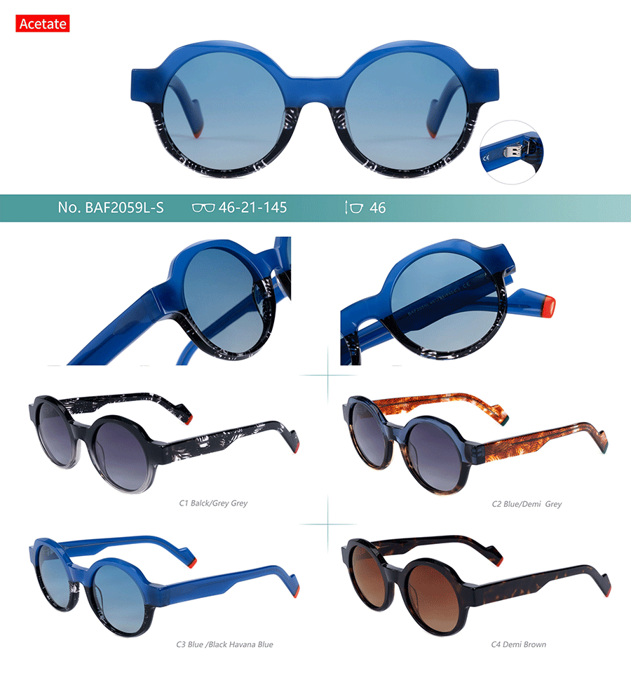 Wholesale Acetate Sunglasses-BAF2059LS