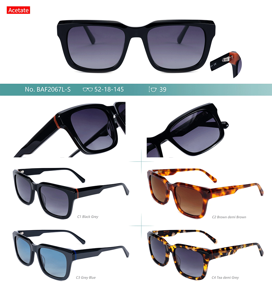 Wholesale Acetate Sunglasses-BAF2067LS