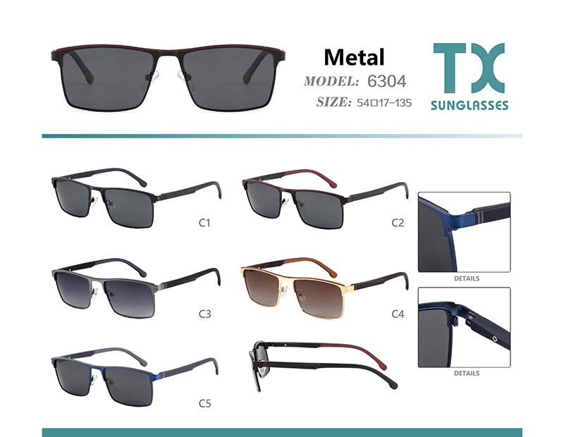 Wholesale Metal Sunglasses 6304