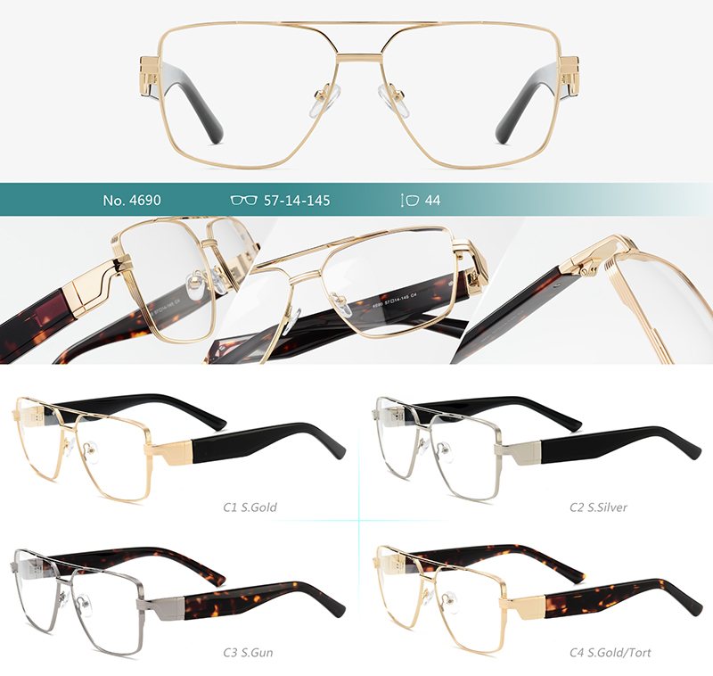 Wholesale Metal Glasses Frames 4690