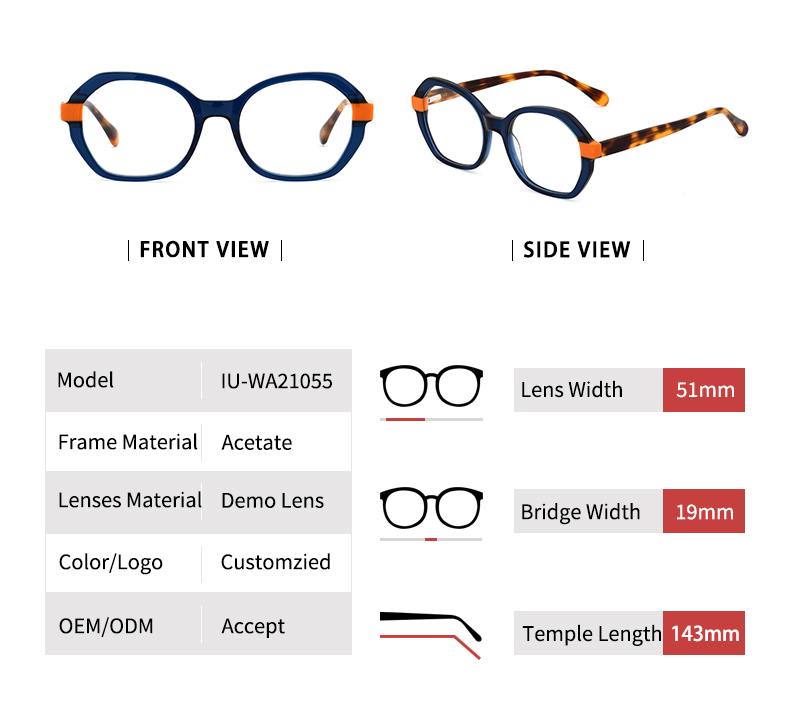 Plastic Frame Glasses_derials