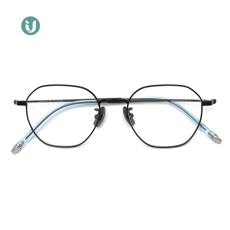 Stylish Thick Rimmed Silver Spectacles Frame