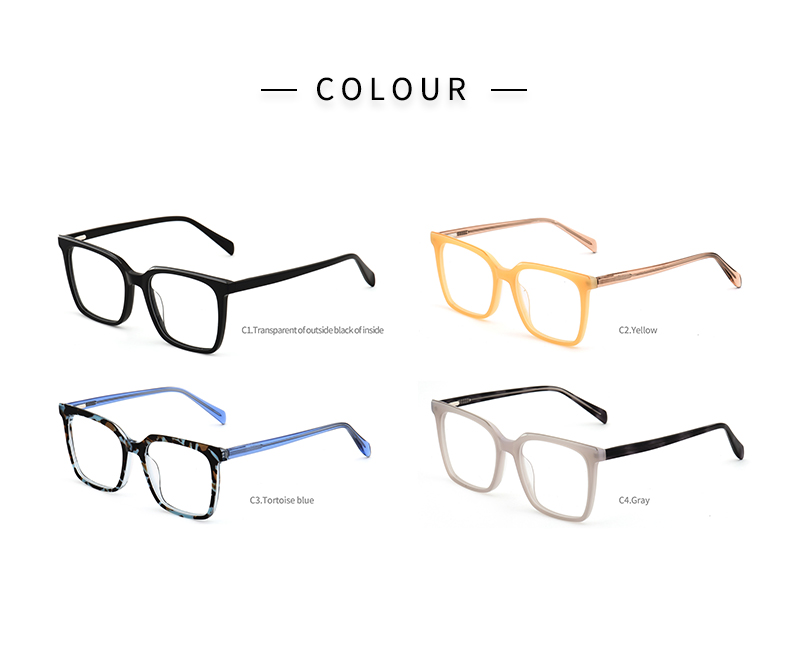 Square Eyeglass Frames_color