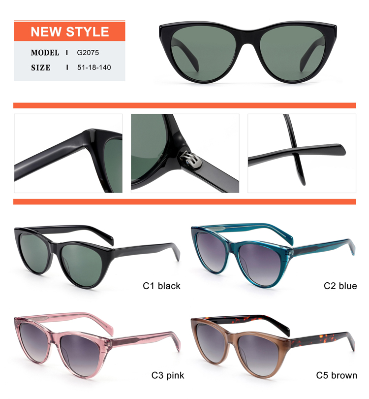 Acetate Sunglasses Details - G2075