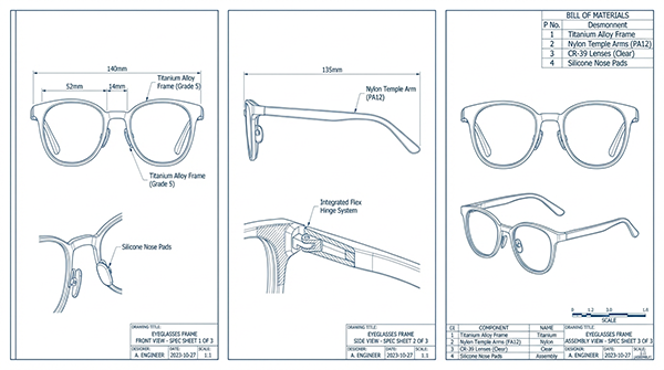 OEM Glasses Frames – Build from Your Own Design