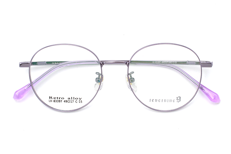 Eyeglasses Metal Frame - Purple