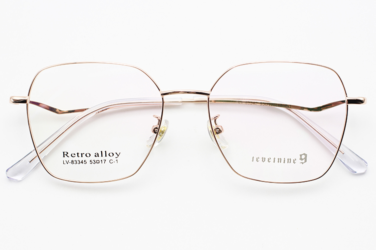 Metal Eyeglasses Frames - Gold