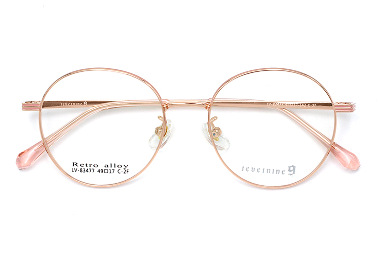 Eyeglasess Frames Metal - Rose Gold