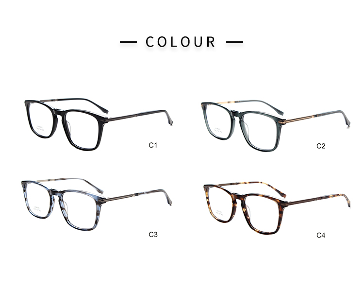 Square Eye Glasses - Color