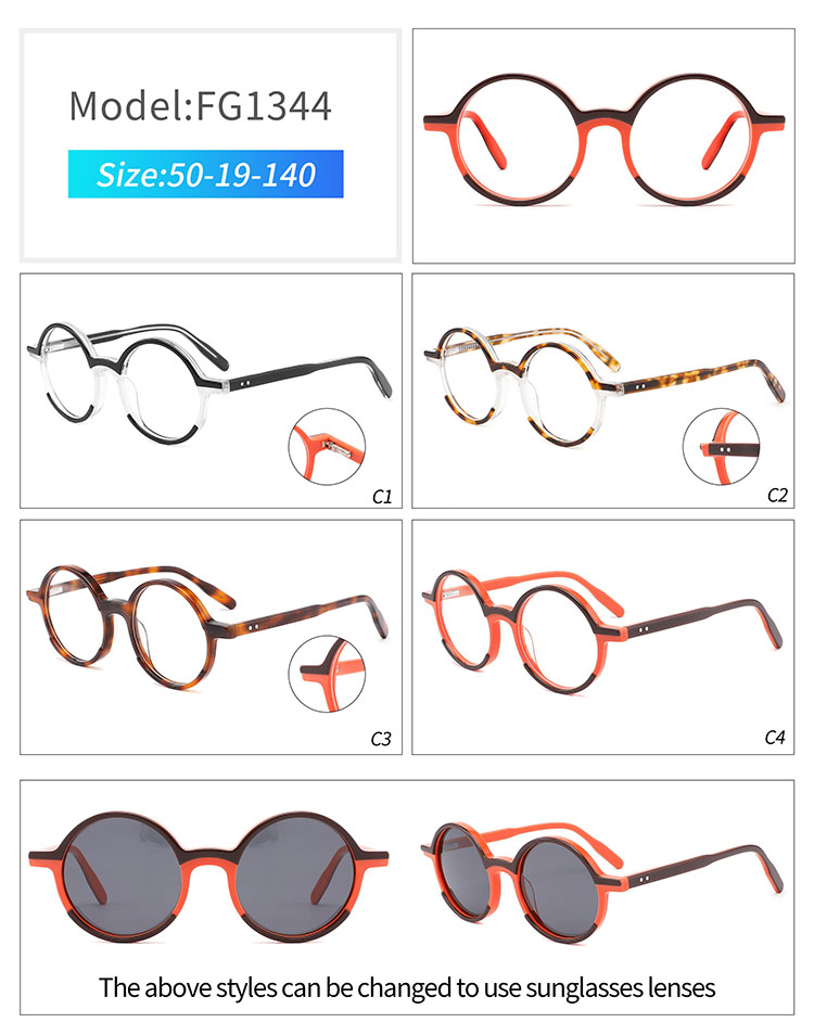 FG1344- acetate eye glasses