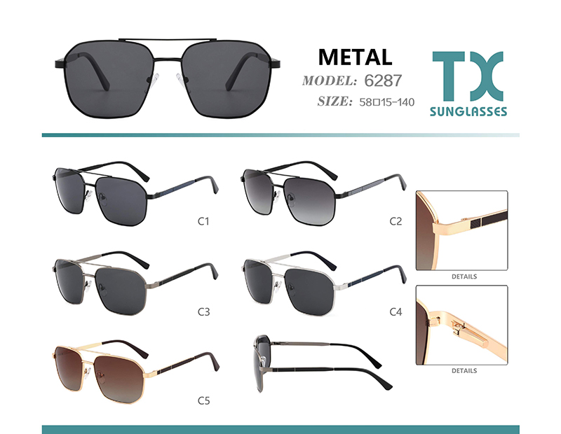 Wholesale Metal Sunglasses 6287