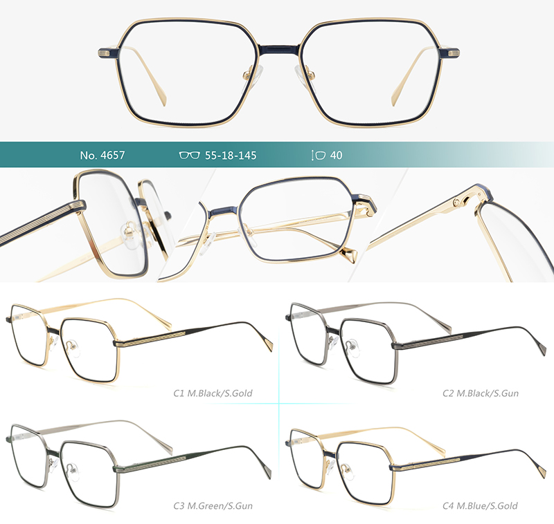 Wholesale Metal Glasses Frames 4657