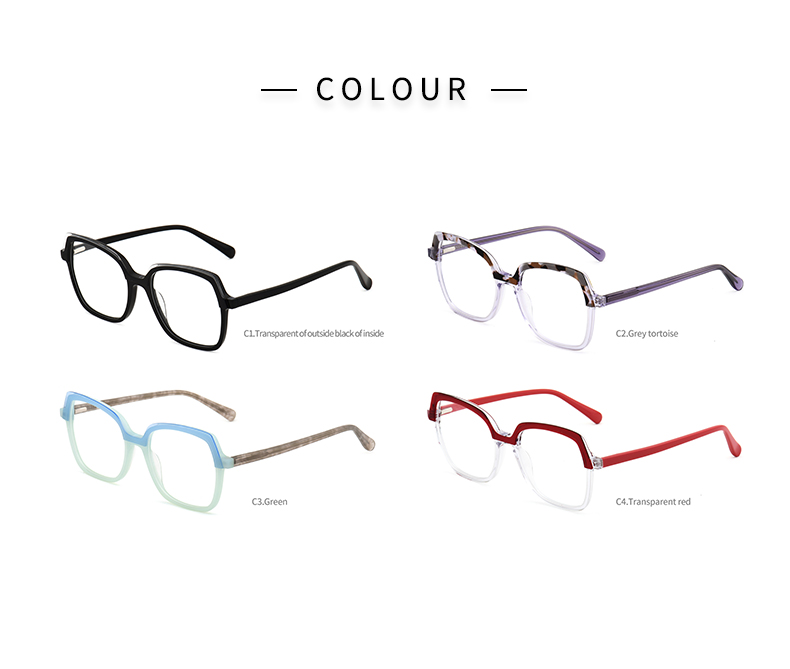 Thick Frame Eyeglasses_color
