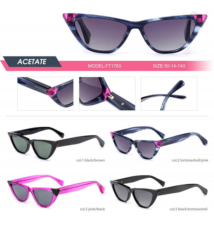 Acetate Sunglasses Details - FT1760