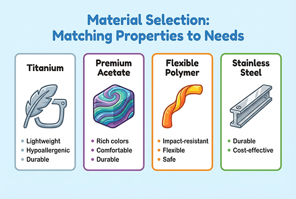 Material Selection Matching Properties to Needs