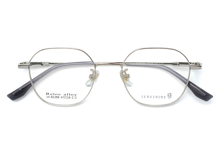 Glasses Metal Frame - Silver2