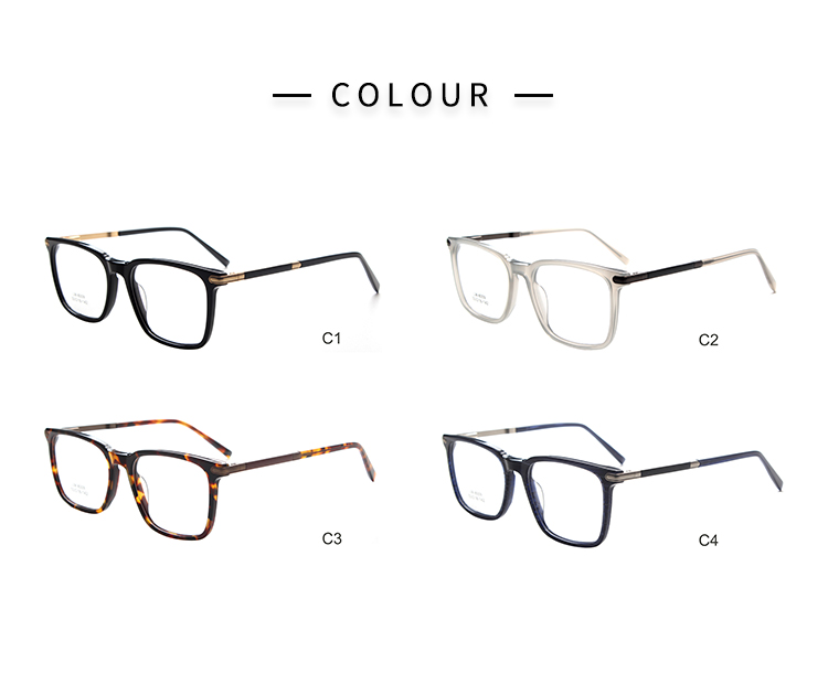 Narrow Eyeglass Frames - Color