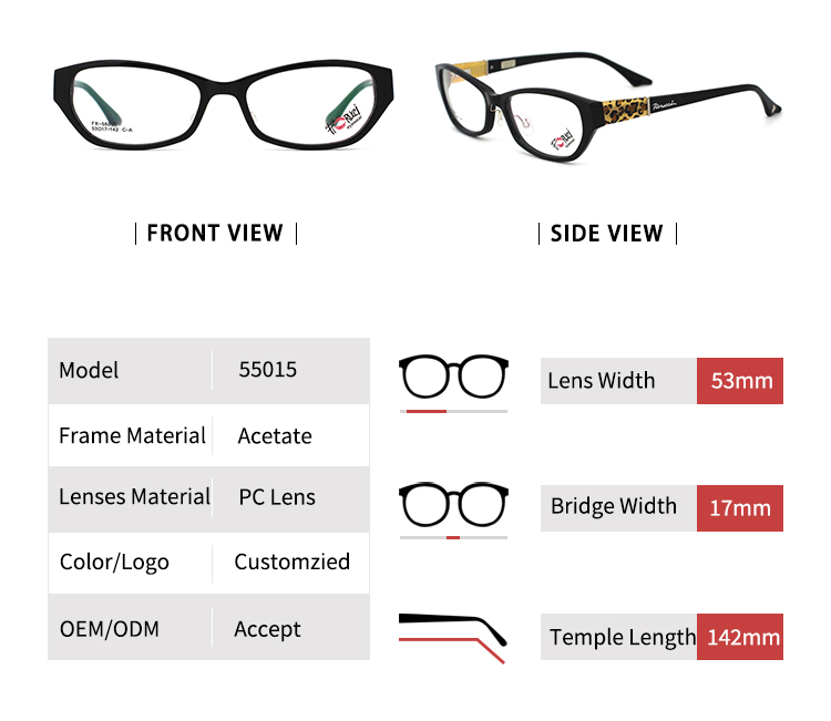 Acetate Eyeglasses Frames 55015_01