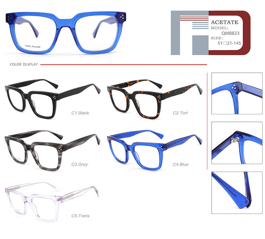 sparkling blue Glasses Frames QM8823 -25