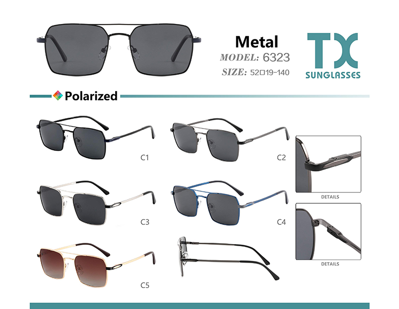 Wholesale Metal Sunglasses 6323