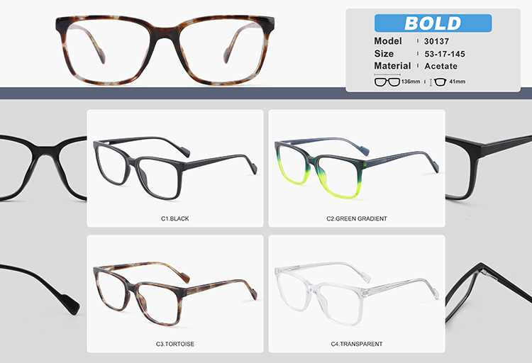 Wholesale Acetate Glasses Frames YC30137