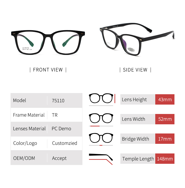 optic eyewear tr90_size