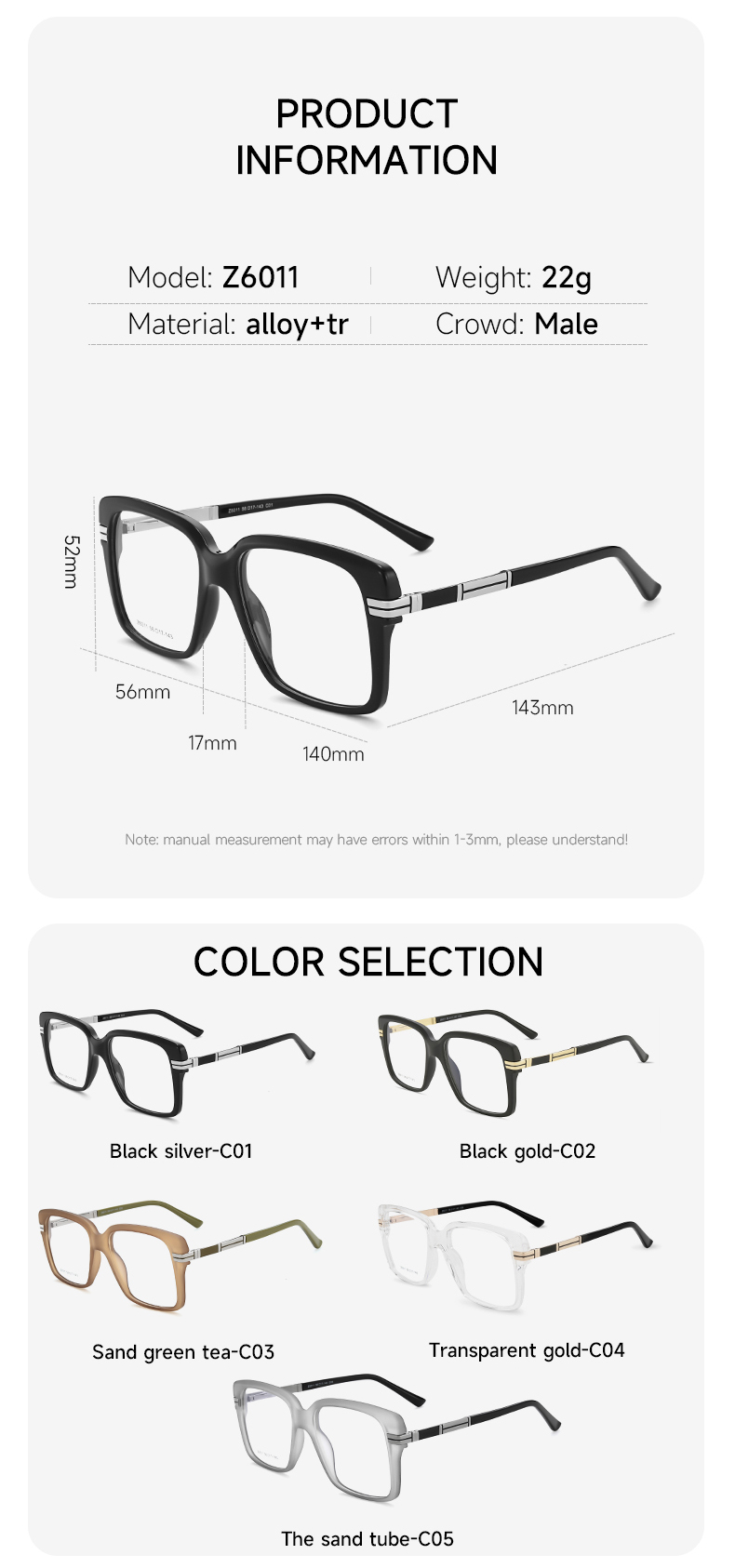 Eye Eyeglasses_size