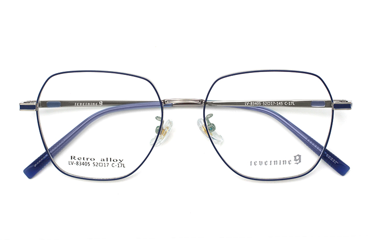 Metal Eye Glasses - Blue