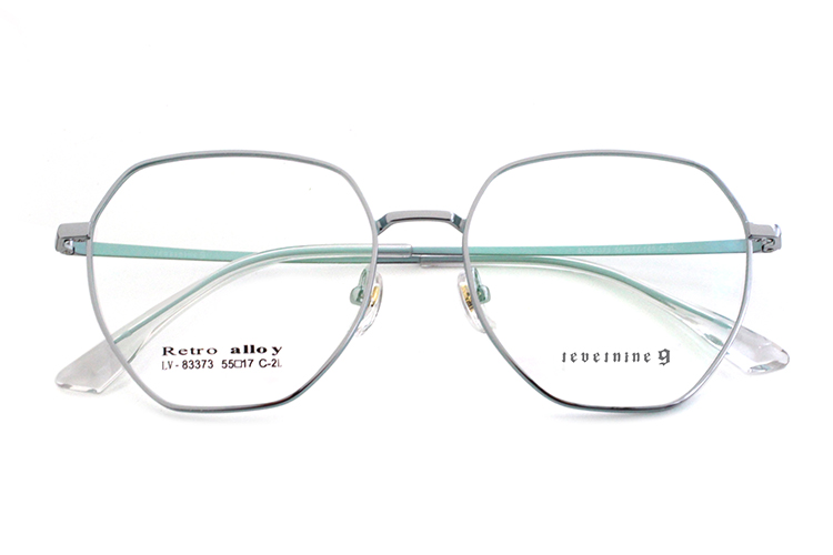 Oversized Spectacle Frames - Silver
