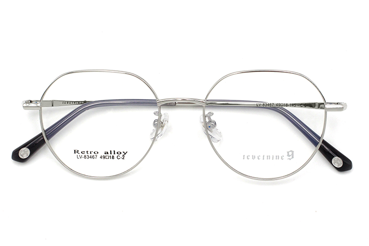 Alloy Glasses Frame - Silver