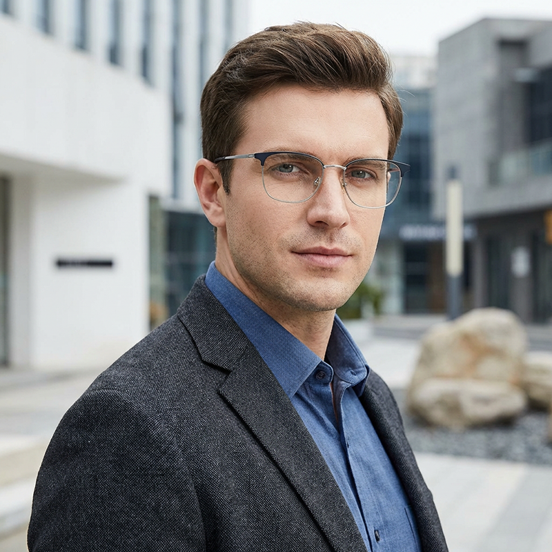 LevelNine S83740 Metal Glasses Frames00010