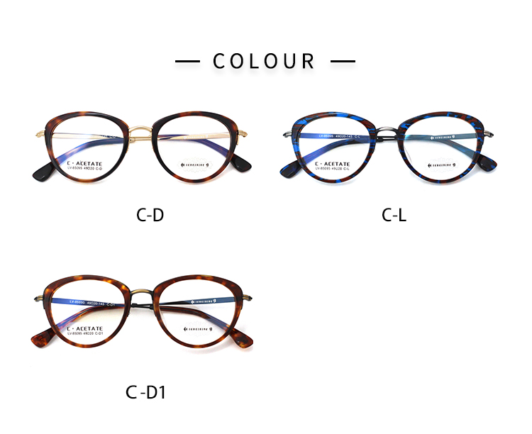Designer Cat Eye Glasses Frames_color