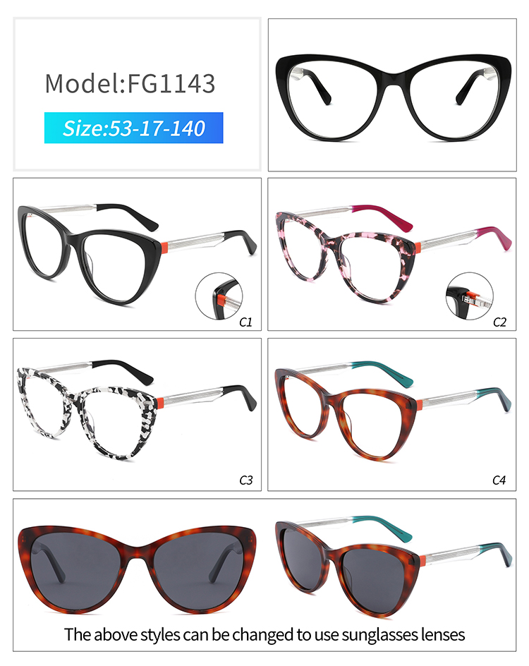 vintage style glasses frames FG1143