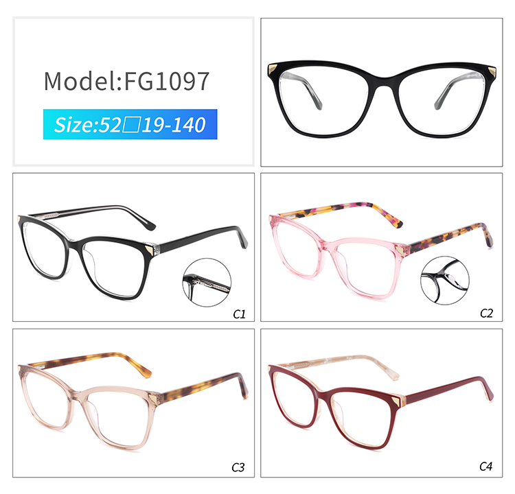acetate frame eye glasses FG1097