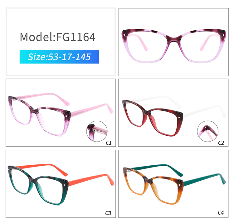 Acetate Optical Eyeglasses Frames FG1164