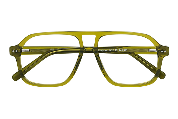 Transparent Frame Aviator Glasses
