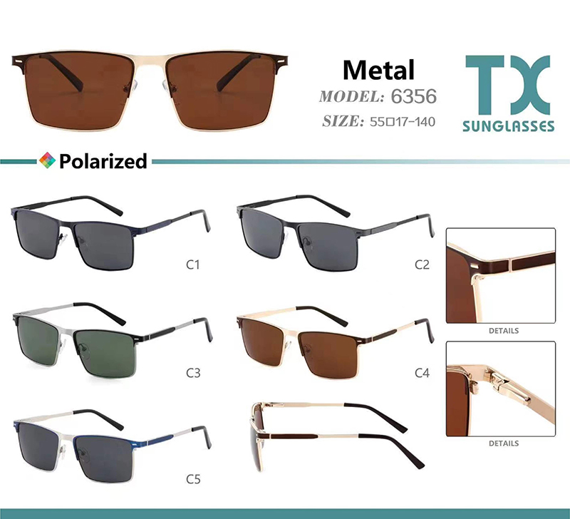 Wholesale Metal Sunglasses 6356