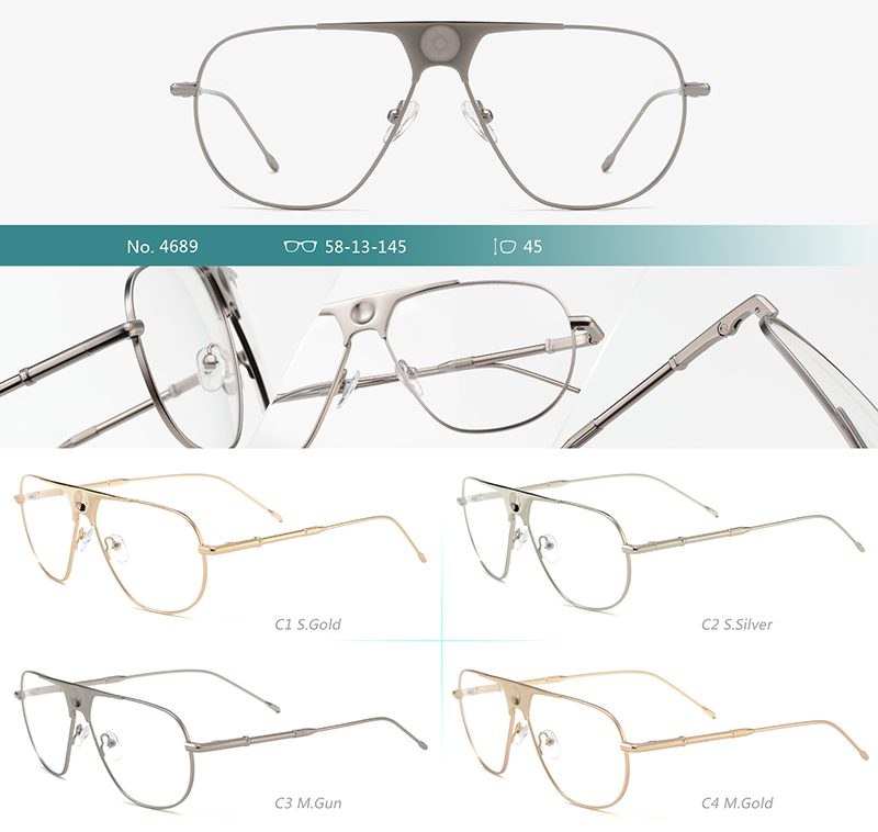 Wholesale Metal Glasses Frames 4689