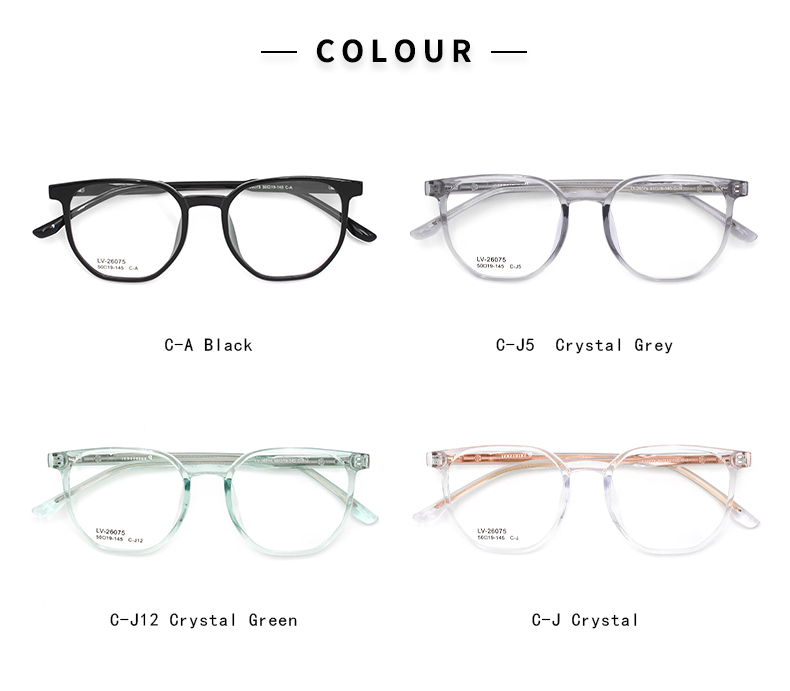Clear Plastic Glasses Frames_color