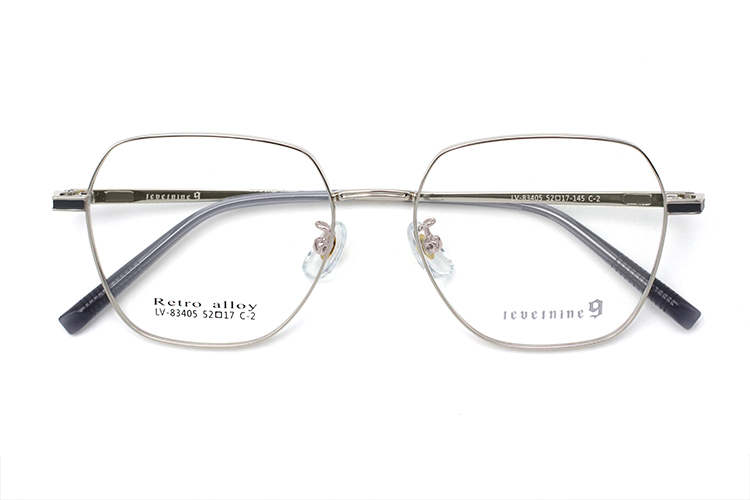 Metal Eye Glasses - Silver