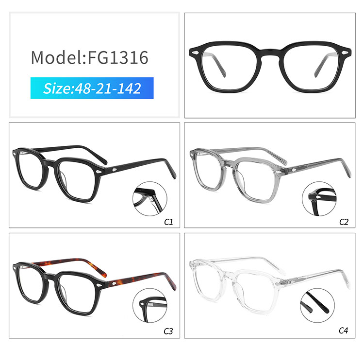 FG1316 - acetate eyeglass frames