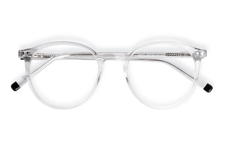 Transparent Round Frame Glasses