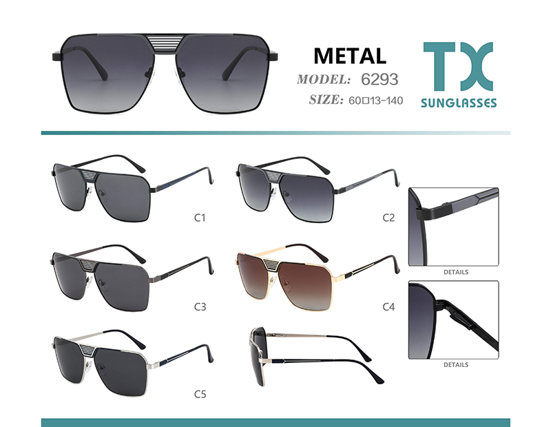 Wholesale Metal Sunglasses 6293