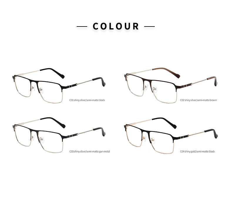 Mens Glasses Thin Frame_color