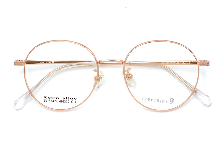 Eyeglasess Frames Metal - Gold