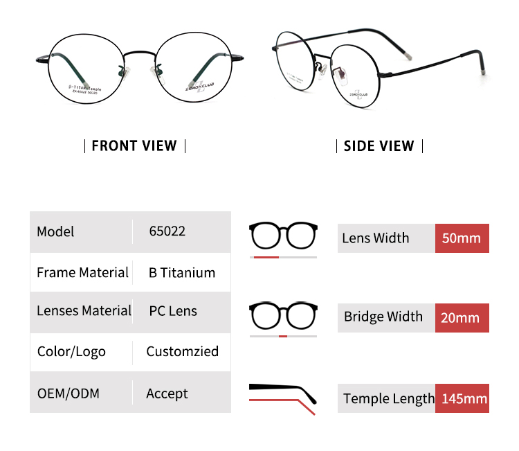 custom eye glasses_size